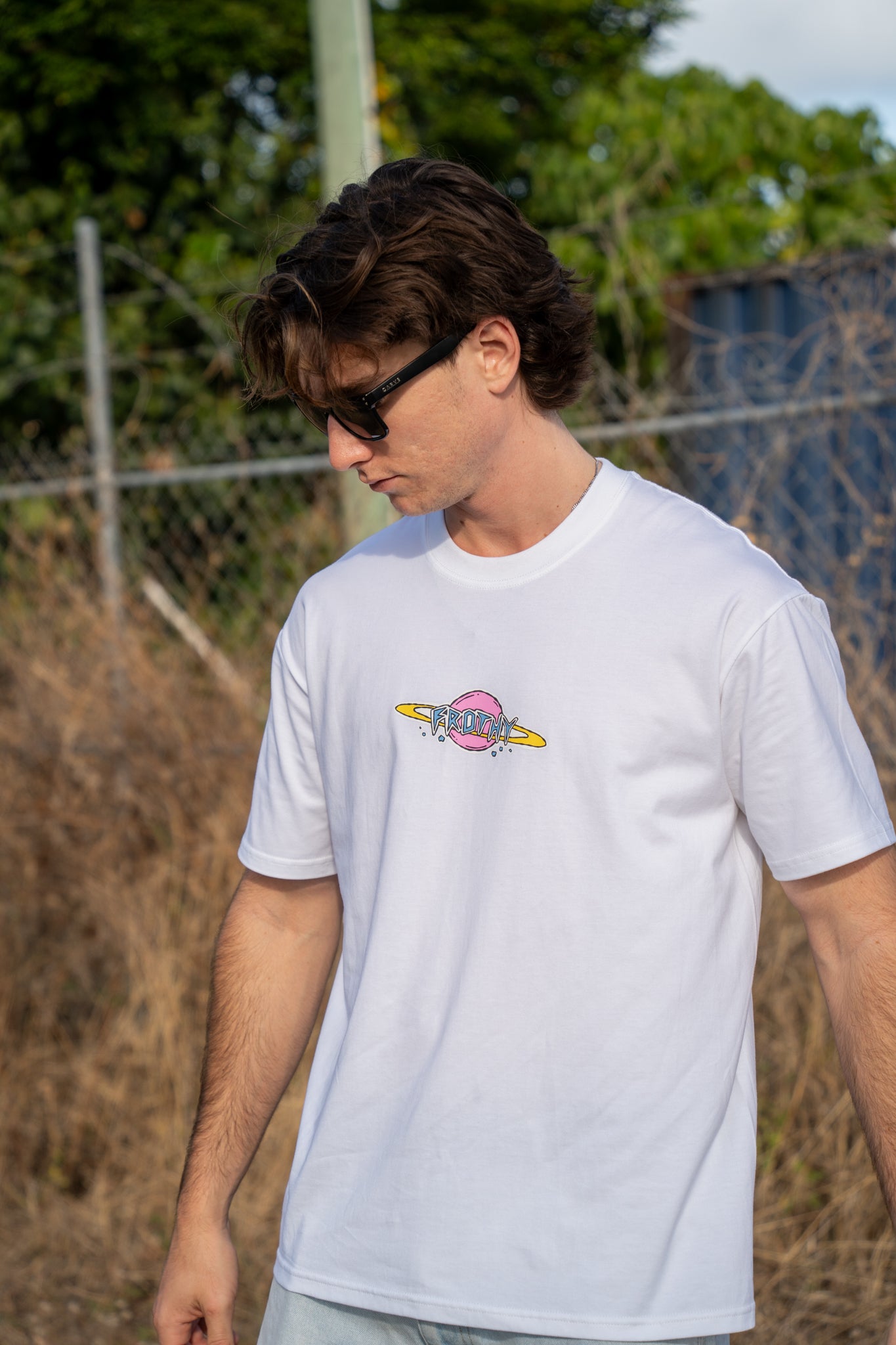 The Spaced Out Tee- White
