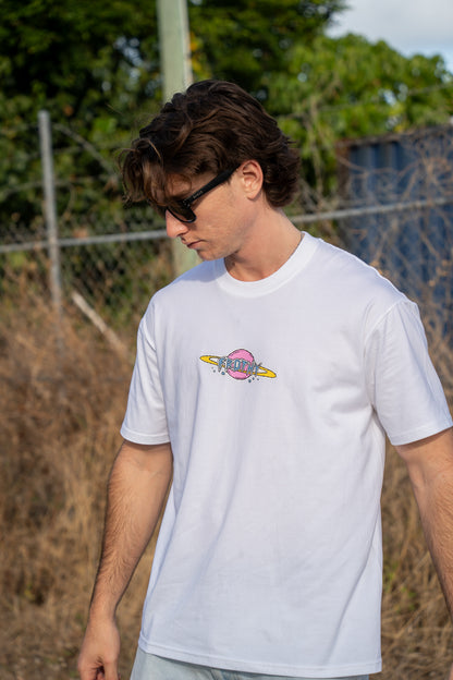 The Spaced Out Tee- White