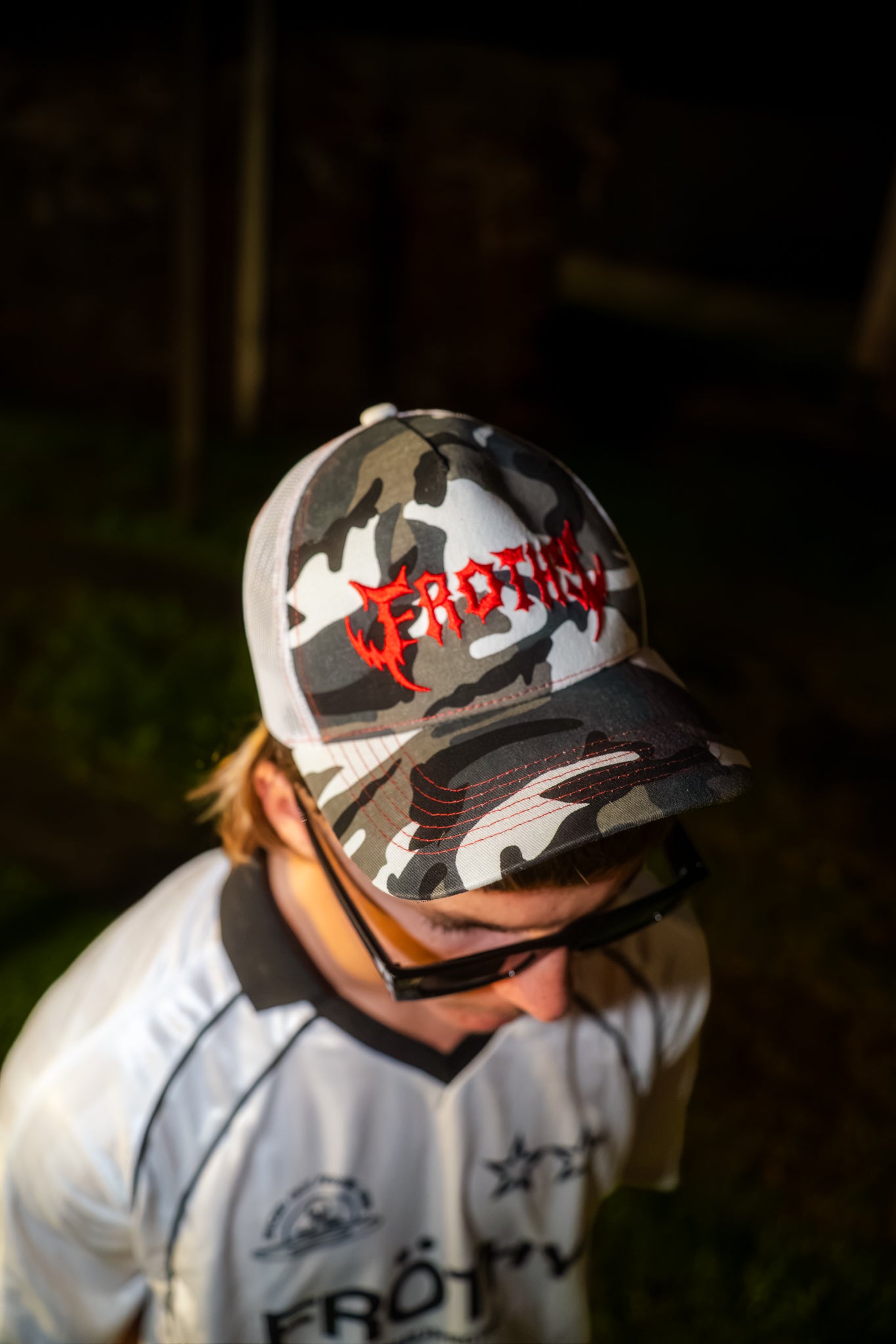 CAMO TRUCKER WHITE