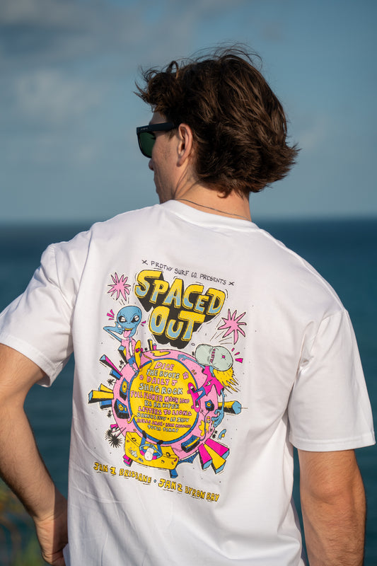 The Spaced Out Tee- White