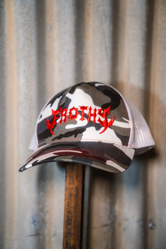 CAMO TRUCKER WHITE